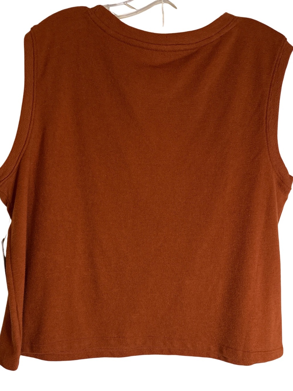 Sonoma Rust Brown Sleeveless Knit Tank, NWT Sz XL - Picture 2 of 2